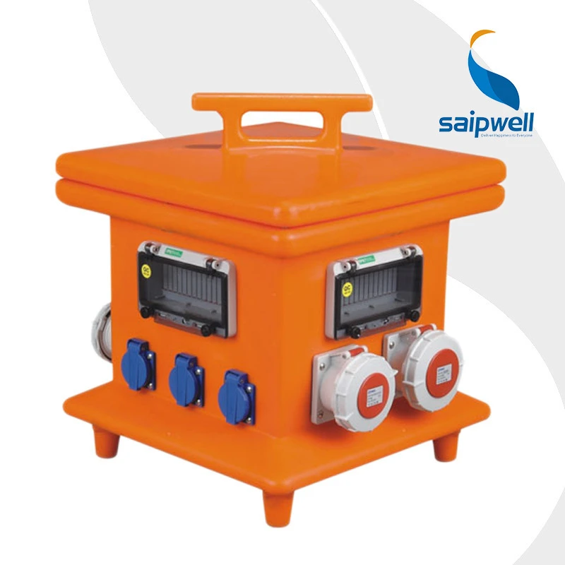 SAIP Waterproof Socket Box - IP66 Power Distribution Enclosure