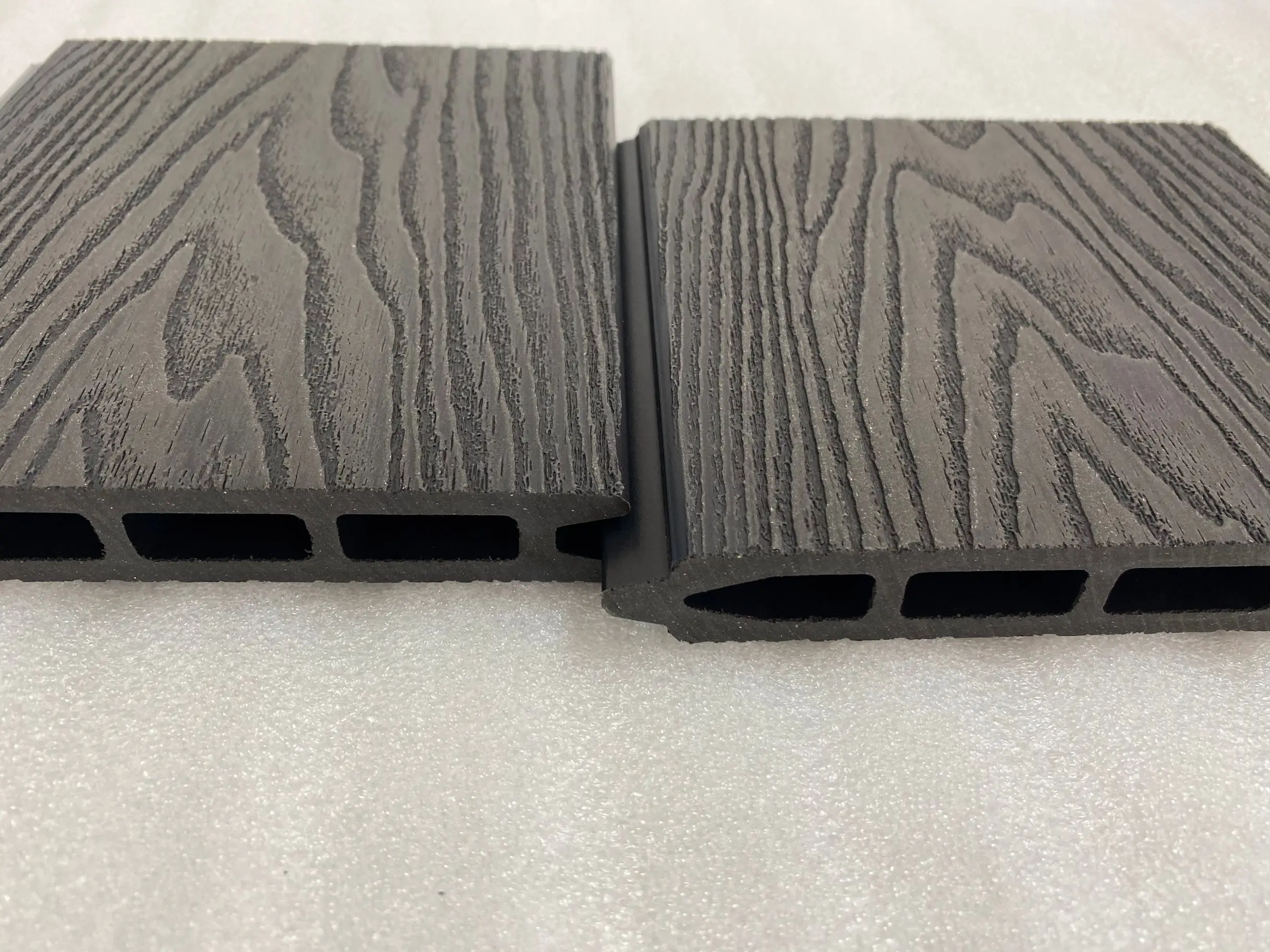 Co-extrusion Teak Color WPC Composite Garden Fence Panel
