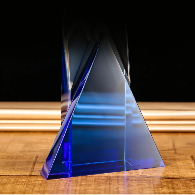 Hight Quality Decoration Crystal Trophy Sheet Metal Plaque Trophy