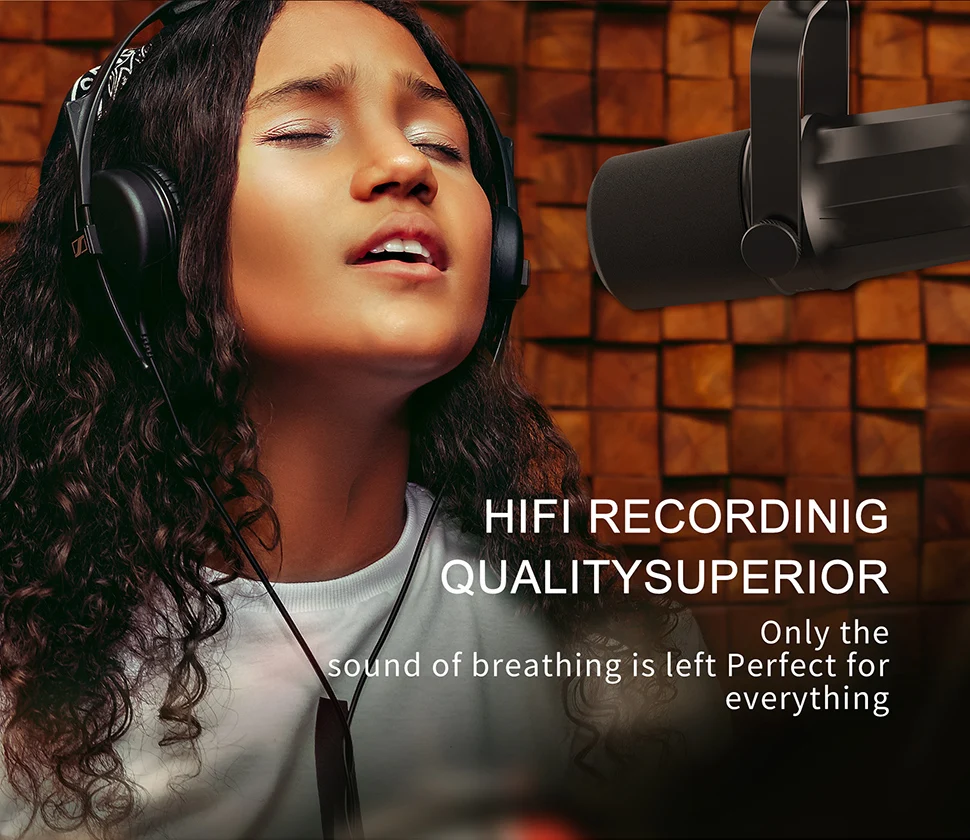 2023 Bkx40x Micros Microfone Mikrofon Microfono Profesional Podcast