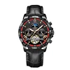 black shell red ring black leather