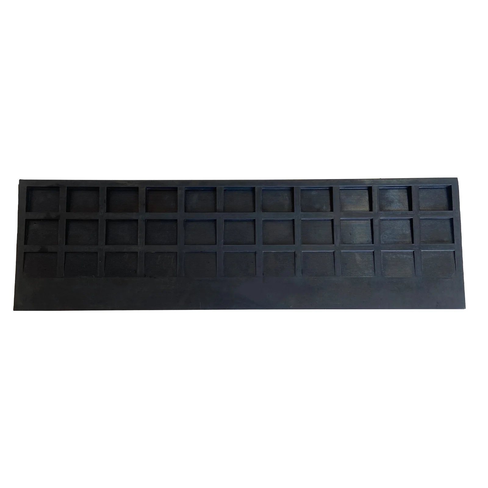 40mm Height Solid Straight Rubber Speed Bump Doorway Wheelchair Threshold Door Ramp factory