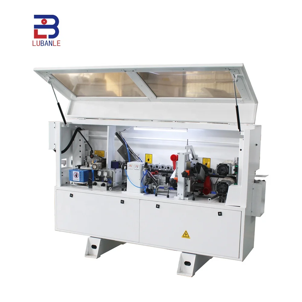 Furniture Cabinet Edge Banding Machine LB230 Automatic Wood Door Edge Bander Banding Machine for PVC