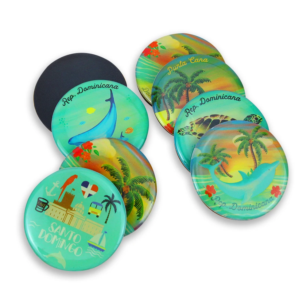 Oem Magnetic Epoxy Fridge Magnet / Epoxy Resin Magnet Set Printing Your Own Design Fridge Magnet