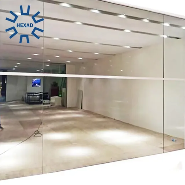 Solid One-Way Glass Mirror for Police Interrogation Bathroom Bedroom Living Room Gym Industrial Use