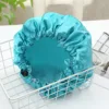 Drawstring style dark green - diameter 32cm