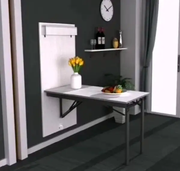 Multi Function Furniture Hardware Fitting Transformer Convertible Table Wall Mounted Dining Folding Table Mechanism