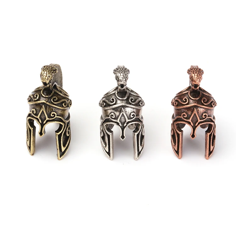 Corona alta Guerrero romano casco cuentas Vintage estilo gladiador