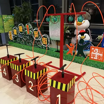Manufacturer's New Inflation and Blasting Green Balloon Competition Props for Kindergarten Parent-child Team Building Games