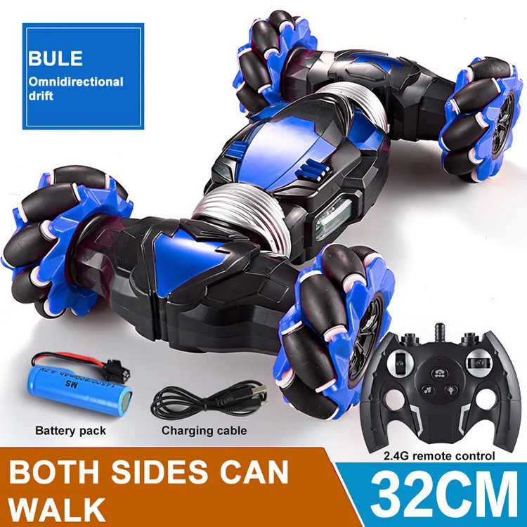 Жестковая индукция твист трюковый автомобиль с дистанционным управлением детский внедорожник электрическая игрушка для скалолазания литиевая батарея цветная коробка 1:4