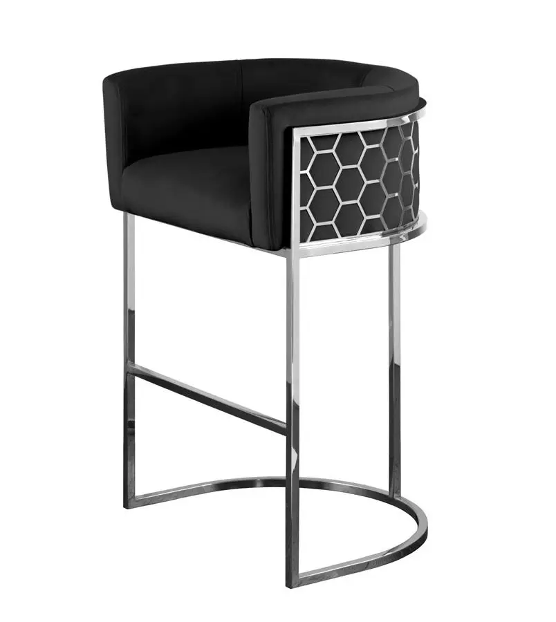 Ws3952g Color Custom Ushaped Upholstered Kitchen Chair Black
