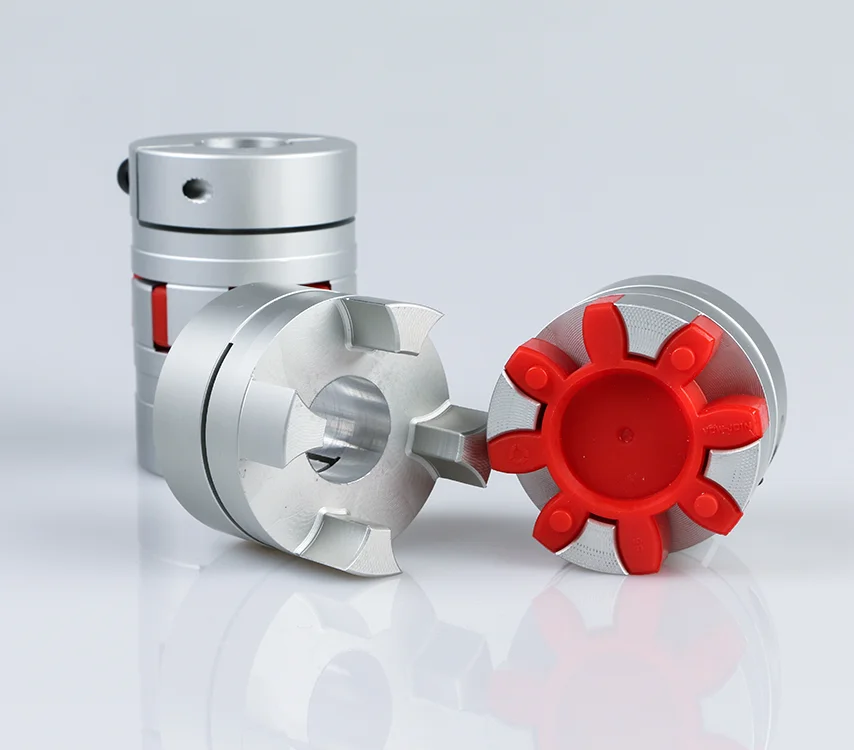 Miniature Flexible Jaw Coupling Quick Coupling Aluminum Clamp Style Jaw