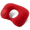 Flocking u pillow-big red