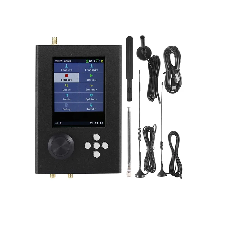 HackRF One ＆PortaPack PortaPack & HackRF One, SDR & TXCO & Metal Case & Havoc for