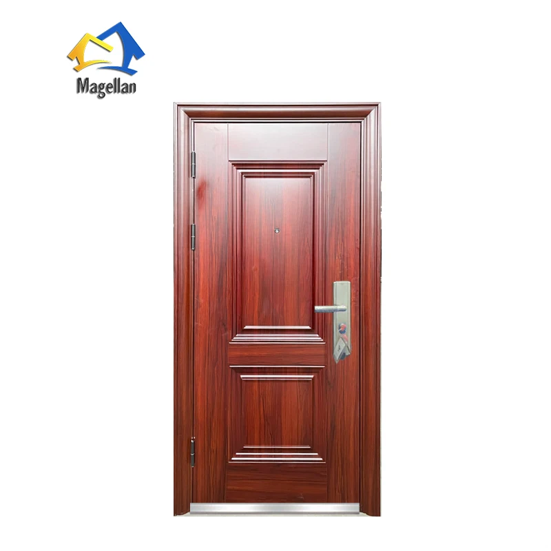 Apartment Main Gate Design Stainless Steel Door Security Cheapest Price of Steel Doors