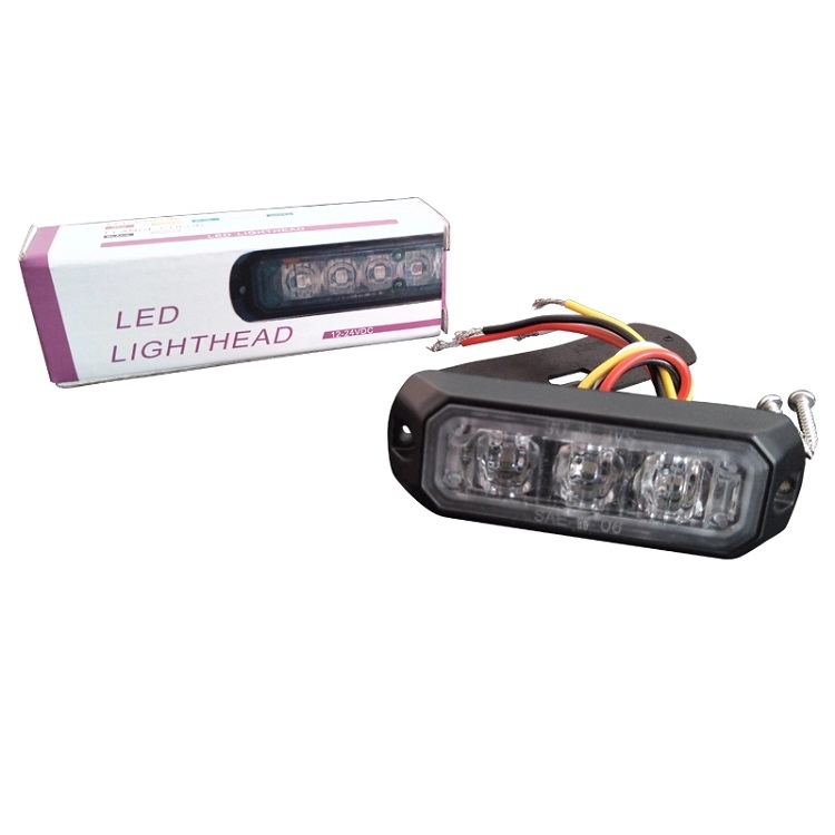 
Стробоскоп с 3 светодиодами, 9 Вт, 16 режимов, боковые фонари, постоянный ток, 12 В, 24 В, светодиодная лампа, грузовик, внедорожник, автомобильные аксессуары 