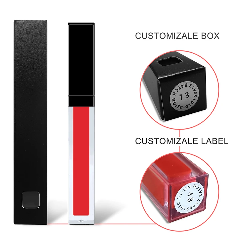 Индивидуальная немаркированная модная цветная Косметическая матовая помада, фирменная торговая марка, Сделайте свою собственную помаду