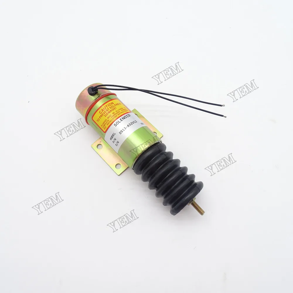 For Trombetta D513-A32V12 2001-12E2U1 Stop Solenoid Valve 12V Replacement Engine Parts