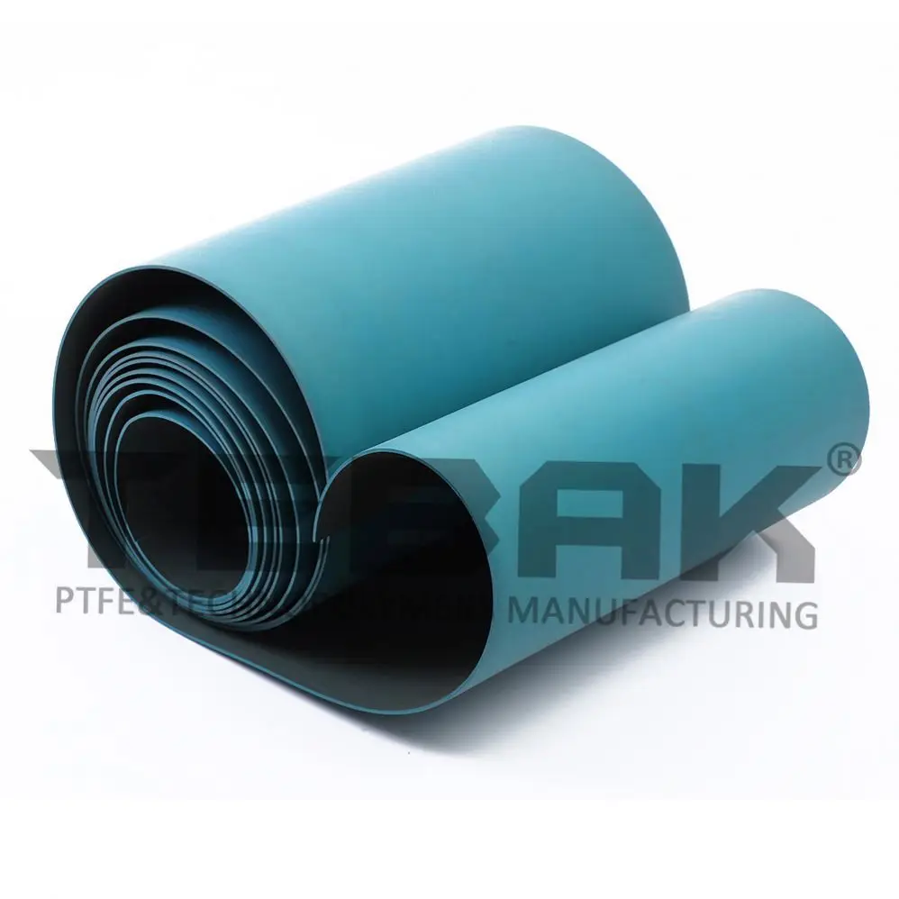 Tebak 1.5/2.0mm Blue Color Fluoroplast Linear Guides Skive Sheet Lathe Repair Rubber Machine Tool
