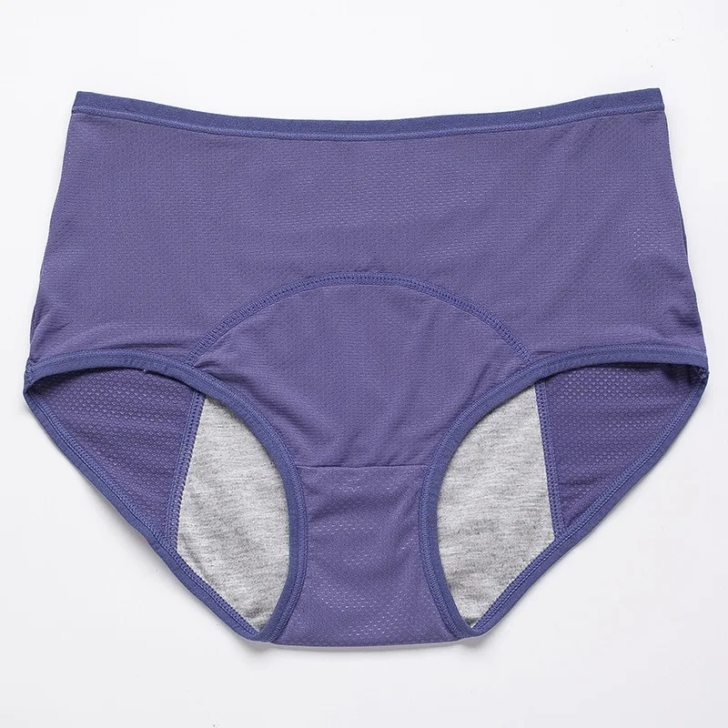 3 Pcs Leak Proof Menstrual Women Underwear Period Panties Seamless Briefs L-6XL