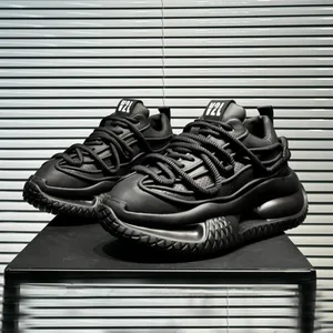 Men's 2026 Burst Solid Color Casual Shoes Pointed Toe Lace-Up with Anti-Slip Feature All Match Dirt Resistant for Spring Winter