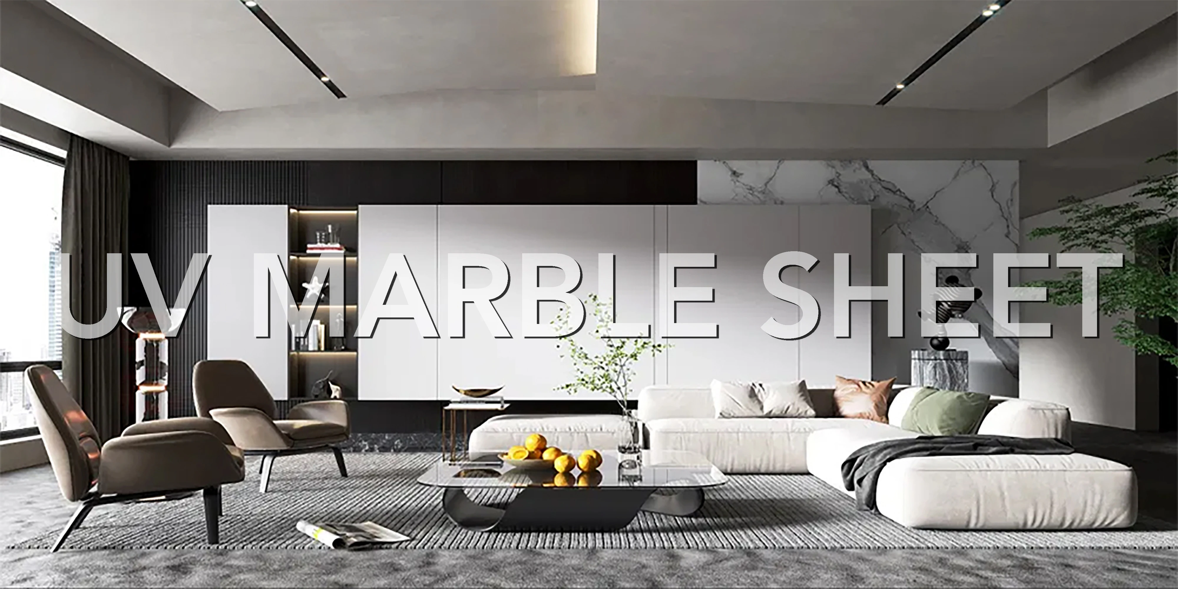 Modern Style Stone Plastic Marble Alternative SPC Wall Panel Board High ...