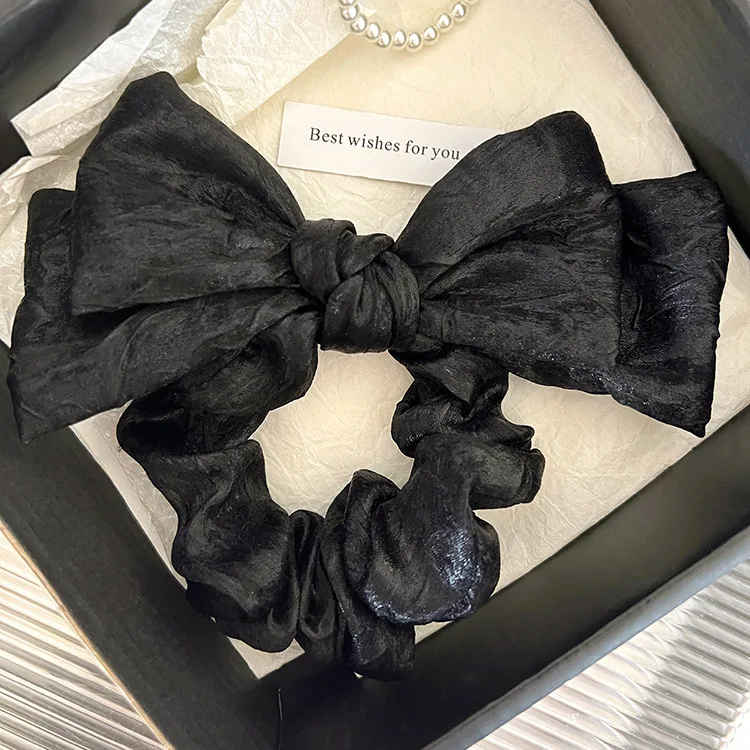 Korean Style Silver Bow Headband - Elegant Hair Accessory display picture 1