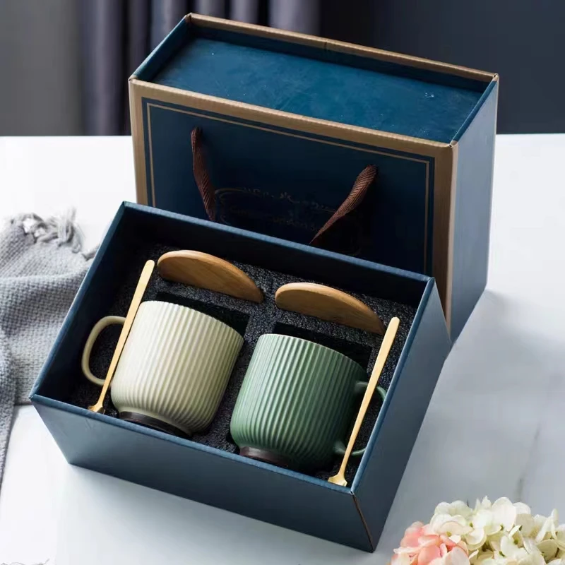 Groothandel Morden Ceramic Coffee Mug With Handle Multi-colored Custom Nordic Matte Mug Cup supplier