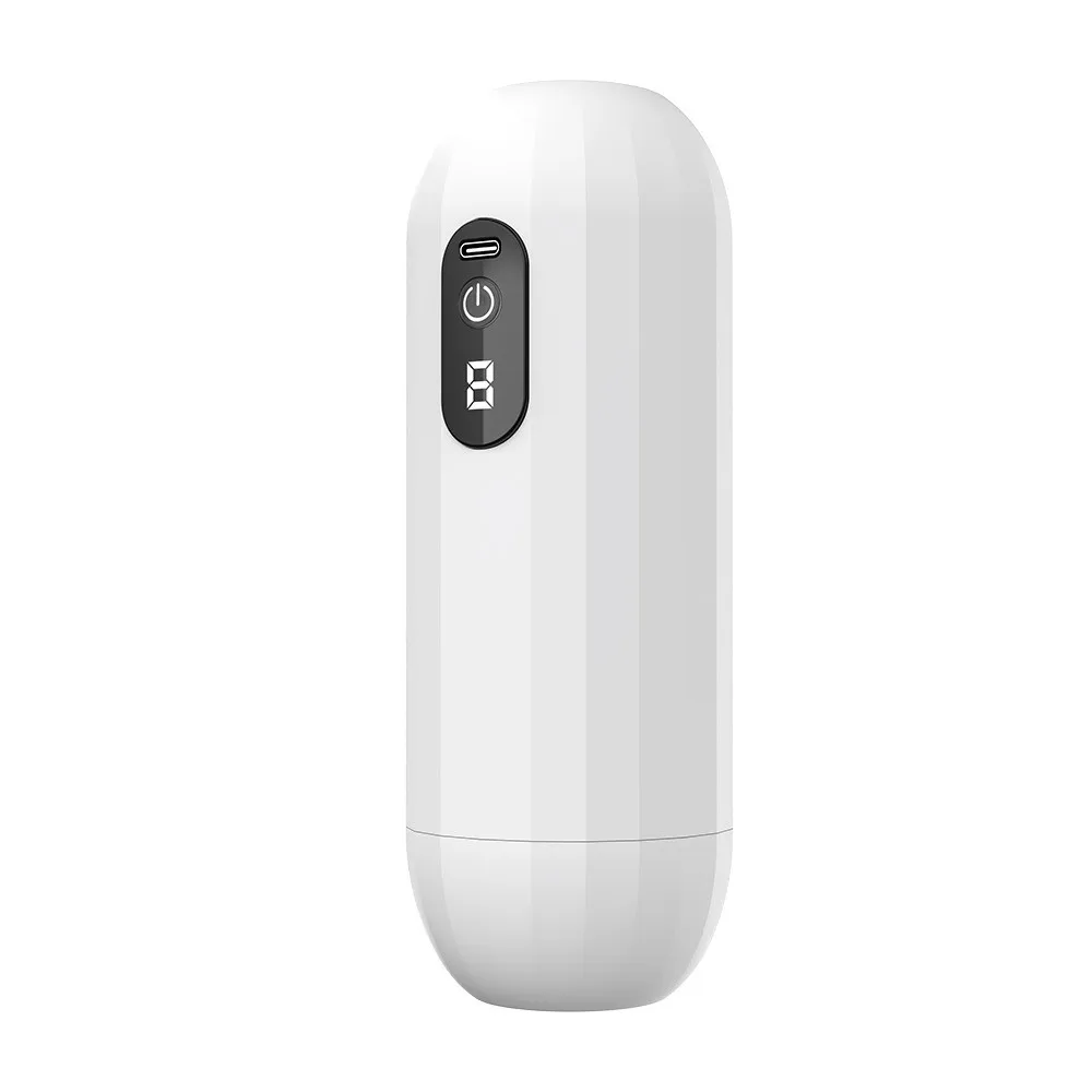 7 Frequencies Transparent Male Masturbator Cup Soft Pussy Vagina Sex Toys TPE Endurance Exercise Tool with Vibration Feature