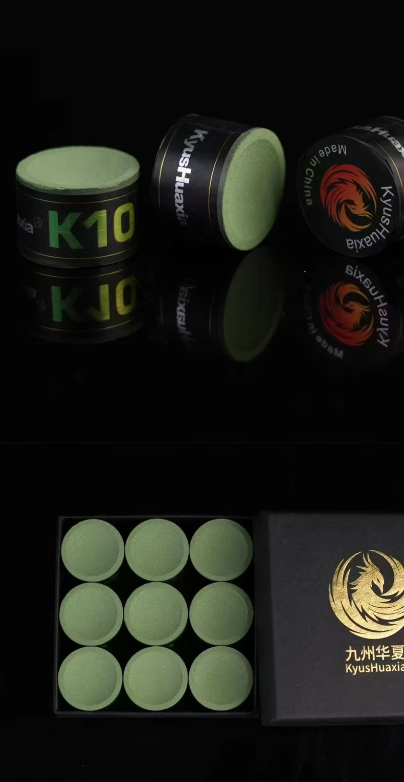 K10 Billiard Chalk Taom V10 Professional Chalk Price with Super Clean Snooker & Billiards Cue Chalk