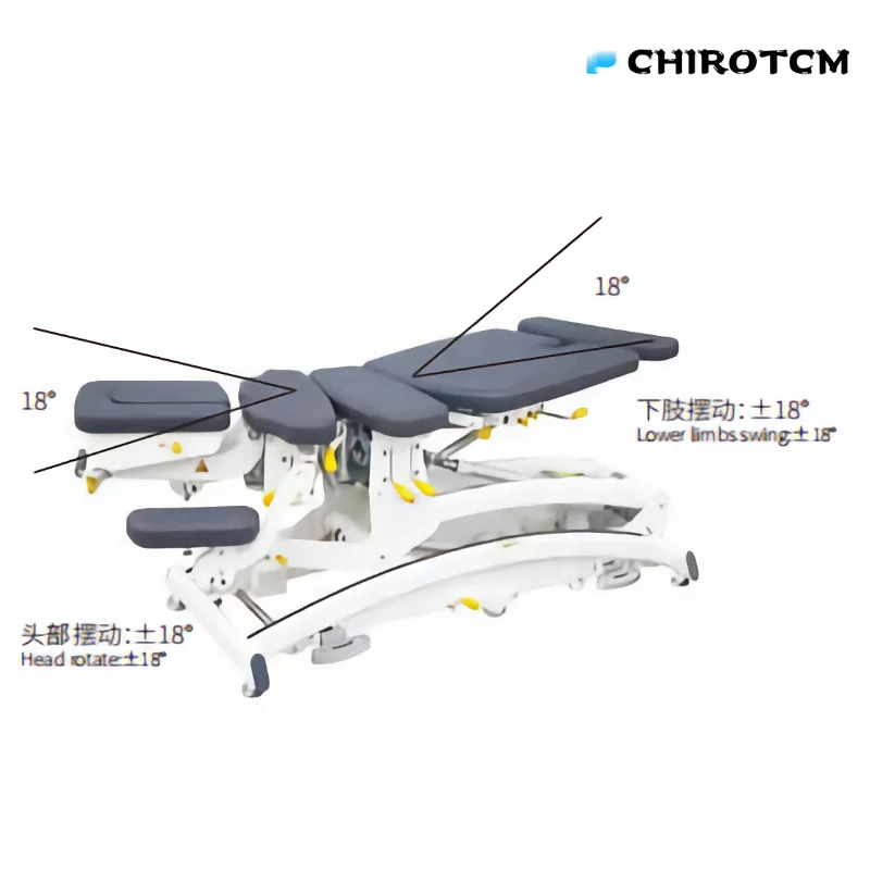 Multi-Functional Manipulation Bed for Sports Therapy and Pain Relief