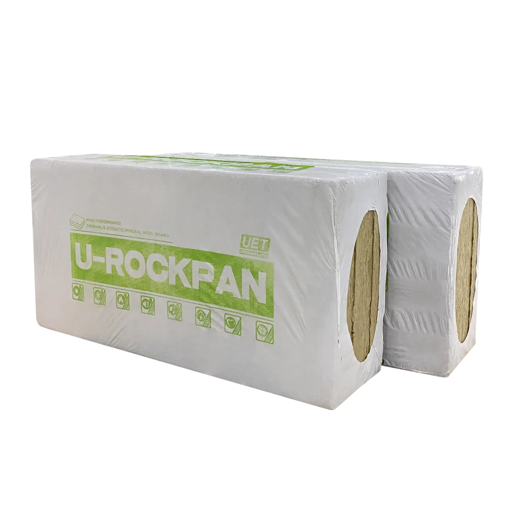 High Quality Mineral Basalt Rock Wool Wall Thermal Insulation 100kg/m3 50mm 75mm 100mm Urockrol