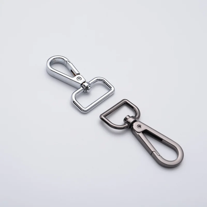 Metal Swivel Eye Snap Hook Trigger Clasps Clips for Leather Craft Bag Strap Belt Webbing Keychain Hooks