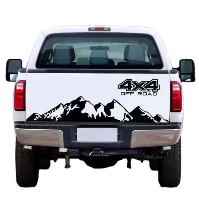 Mountain Decal Off-road 4x4 Mountain Graphic Sticker Vinyl Car Side ...