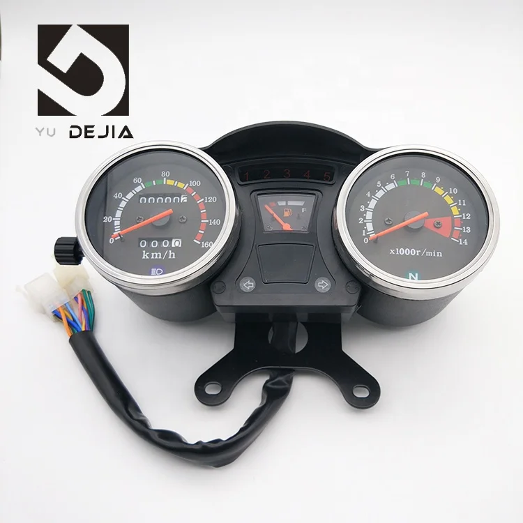 Универсальный цифровой спидометр для электрического мотоцикла, красный, F1, в восточном стиле