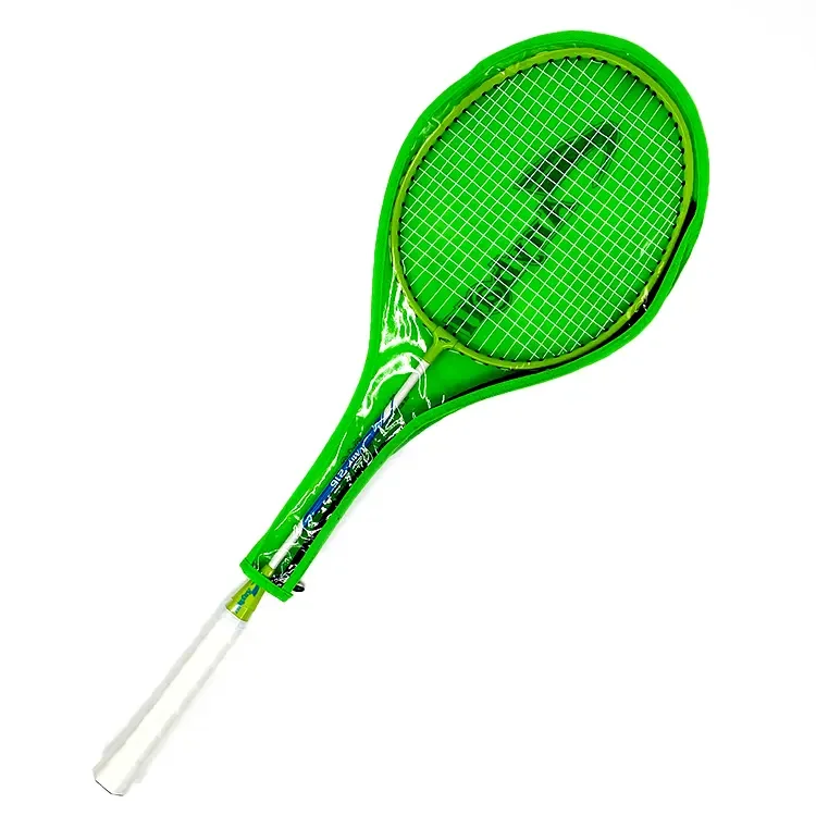 OEM Single Racket with Racket Cover Iron Steel Material Badminton Racket 216 Badminton Paddle