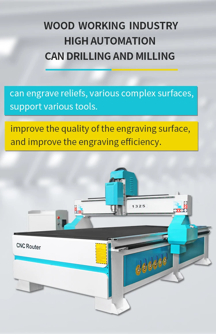 4x8ft 1325 1530 Cnc Wood Router Machine 3 Axis 4 Axis Wood Working