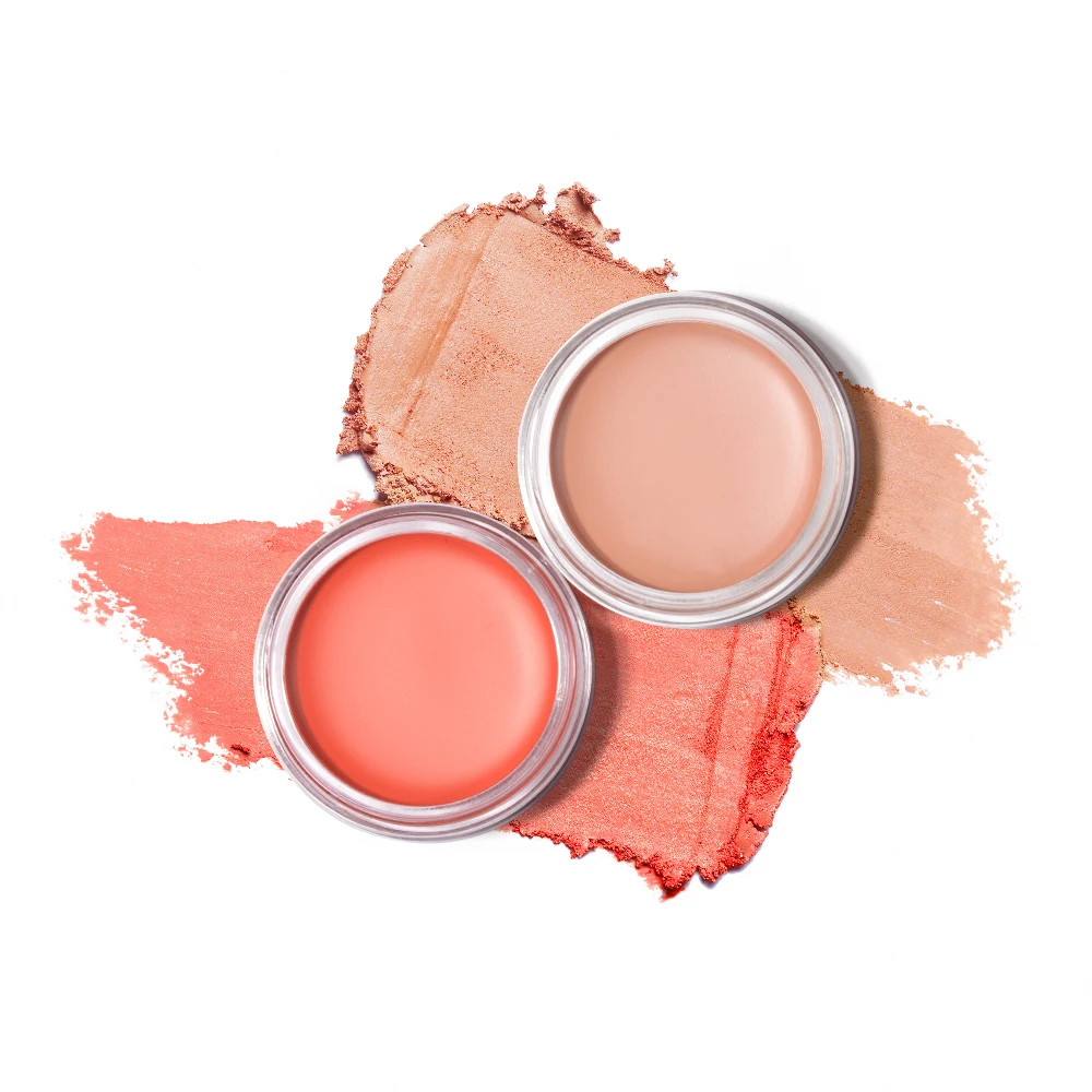 Высококачественная 14-абажурная веганская водостойкая палитра кремовых румян с многоцелевой формулой для макияжа губ щек и