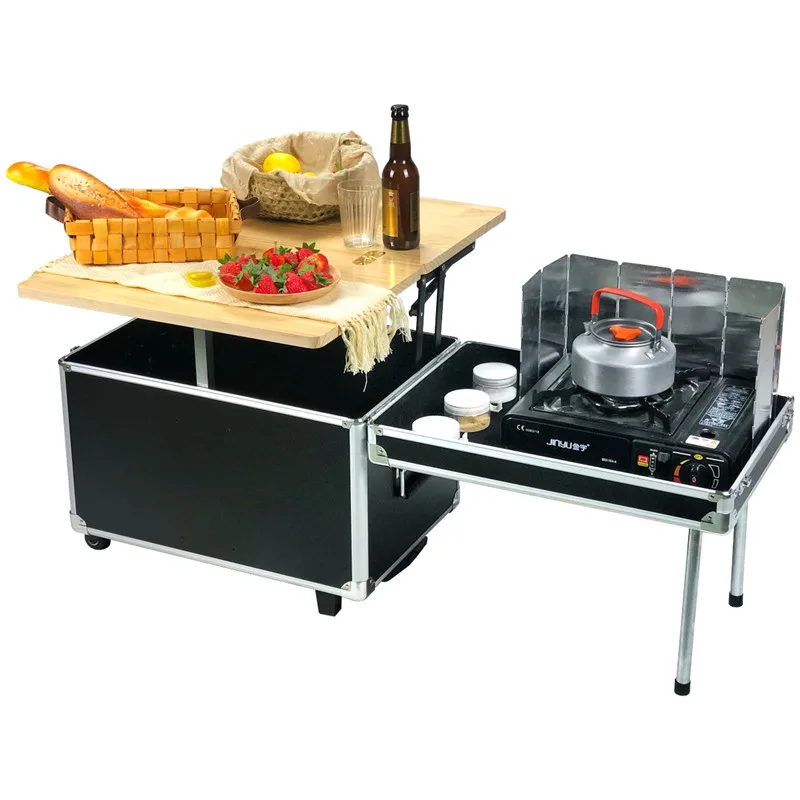 camping box outdoor mobile kitchen camping