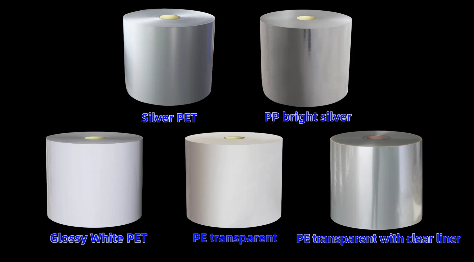 Self Adhesive Coated Sticker Paper Semi Gloss Paper Bopp PP Label Stock Raw Material Sticker Jumbo Rolls