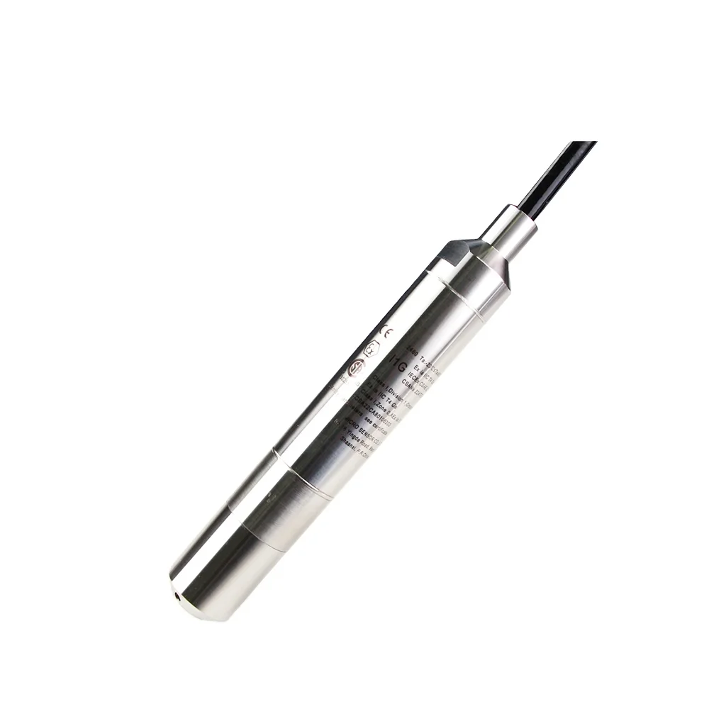GLT510M Explosion Proof IP68 IECEX 0~200m Analog RS485 Submersible Liquid Level Sensor for Methanol Ethanol