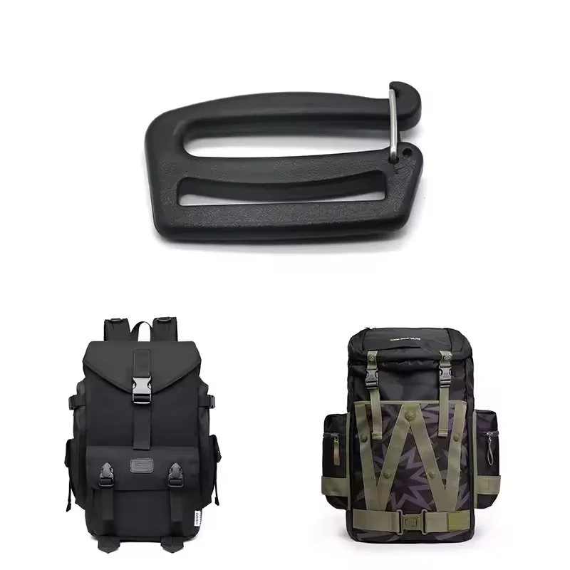 25mm Webbing Connecting Clip Open Plastic Adjustable Metal Wire Spring Ladder Lock G Hook Swivel Snap Buckle for Camera Belt
