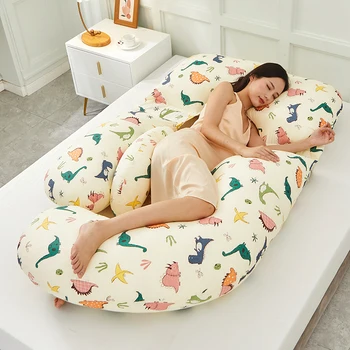 Factory Outlet Soft Comfort Custom Adjustable Body Support Relieve Fatigue Detachable And Washable Pregnancy Pillow