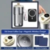 Coffee Cup + Power Bank - Black