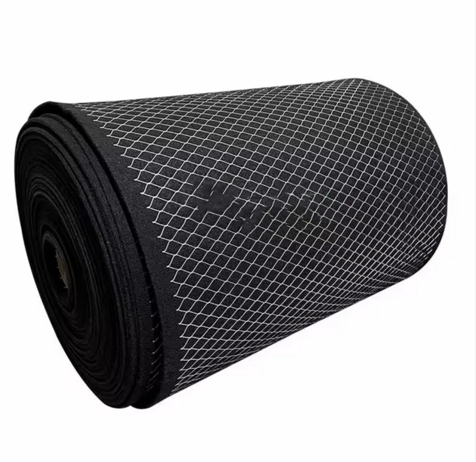 Laminated Mesh Air Filter Media 110g Metal Mesh Filter Media with activated carbon