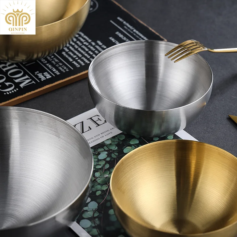 Stainless Steel Mixing Bowls Korean Bowls Nested Bowls - Buy Mixing ...