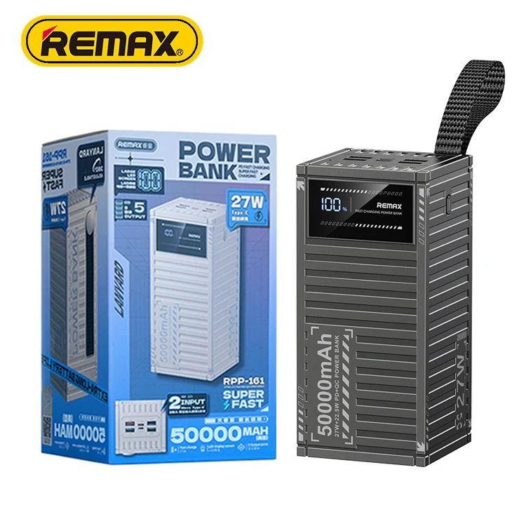 Remax RPP-161 Power Bank 50000mah High Capacity Charger