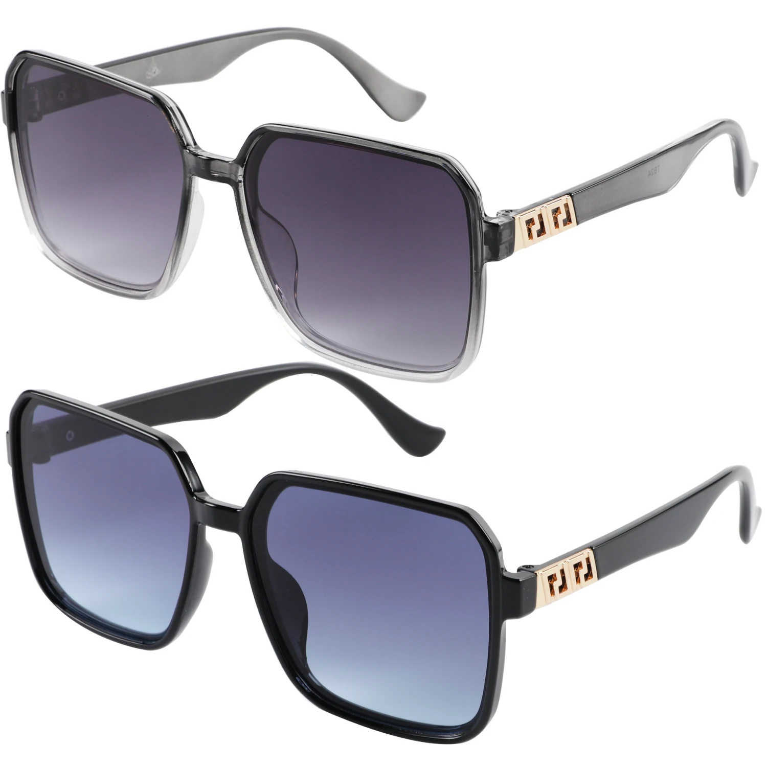 Antiultraviolet Sunglasses Male Korean Version Square Large Frame