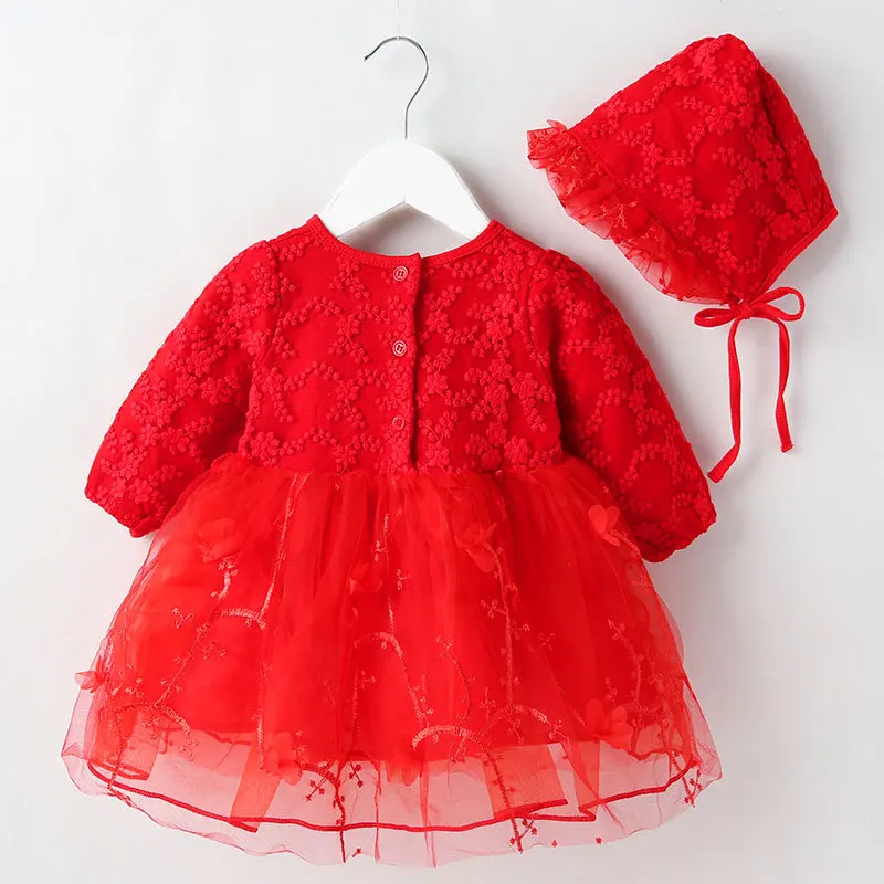 Autumn Newborn 0-3 Years Old Fashion Long Sleeve Clothes Infant Party ...