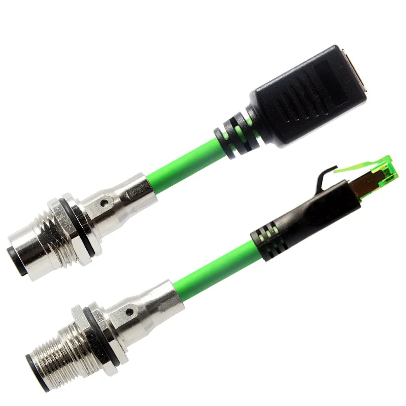 Profibus Profinet Flange Socket Connector Extension Cable